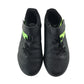Decathlon football boots shoe size 9.5C kids black and neon plastic moulded studs