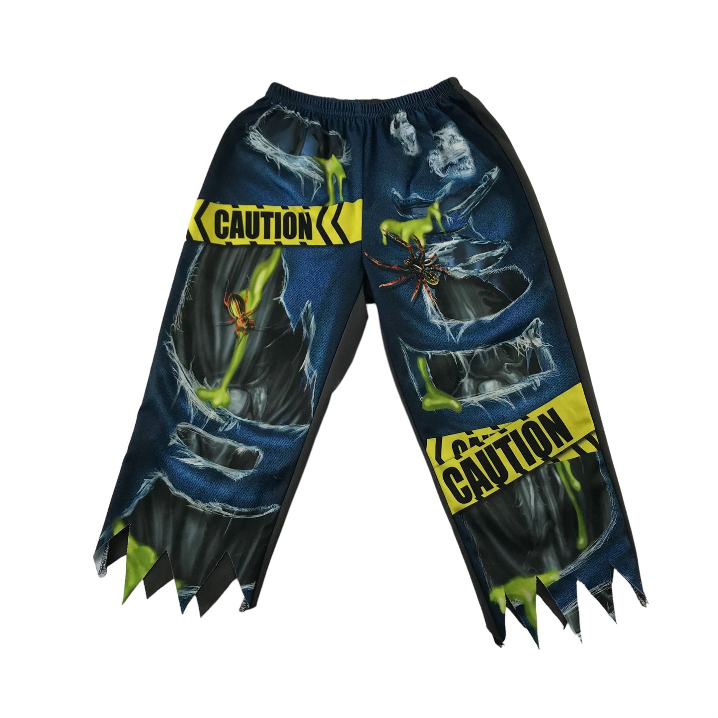 George Zombie Costume 5-6 years Blue and Yellow trousers