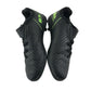Decathlon football boots shoe size 9.5C kids black and neon plastic moulded studs