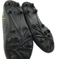 Decathlon football boots shoe size 9.5C kids black and neon plastic moulded studs