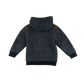 Rebel Hooded Fleece Jacket 5-6 Years Grey with Sherpa Inside