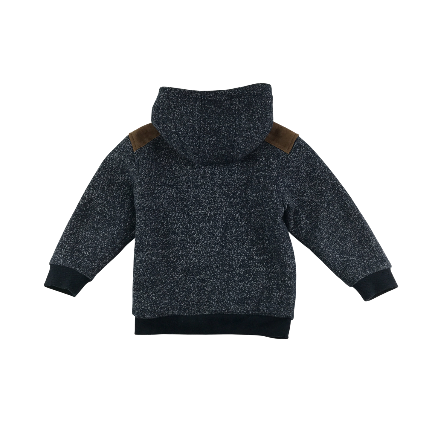 Rebel Hooded Fleece Jacket 5-6 Years Grey with Sherpa Inside