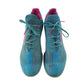 Adidas Speedflow Sky Rush indoor court trainers shoe size 9.5 sky blue and pink with laces