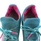 Adidas Speedflow Sky Rush indoor court trainers shoe size 9.5 sky blue and pink with laces
