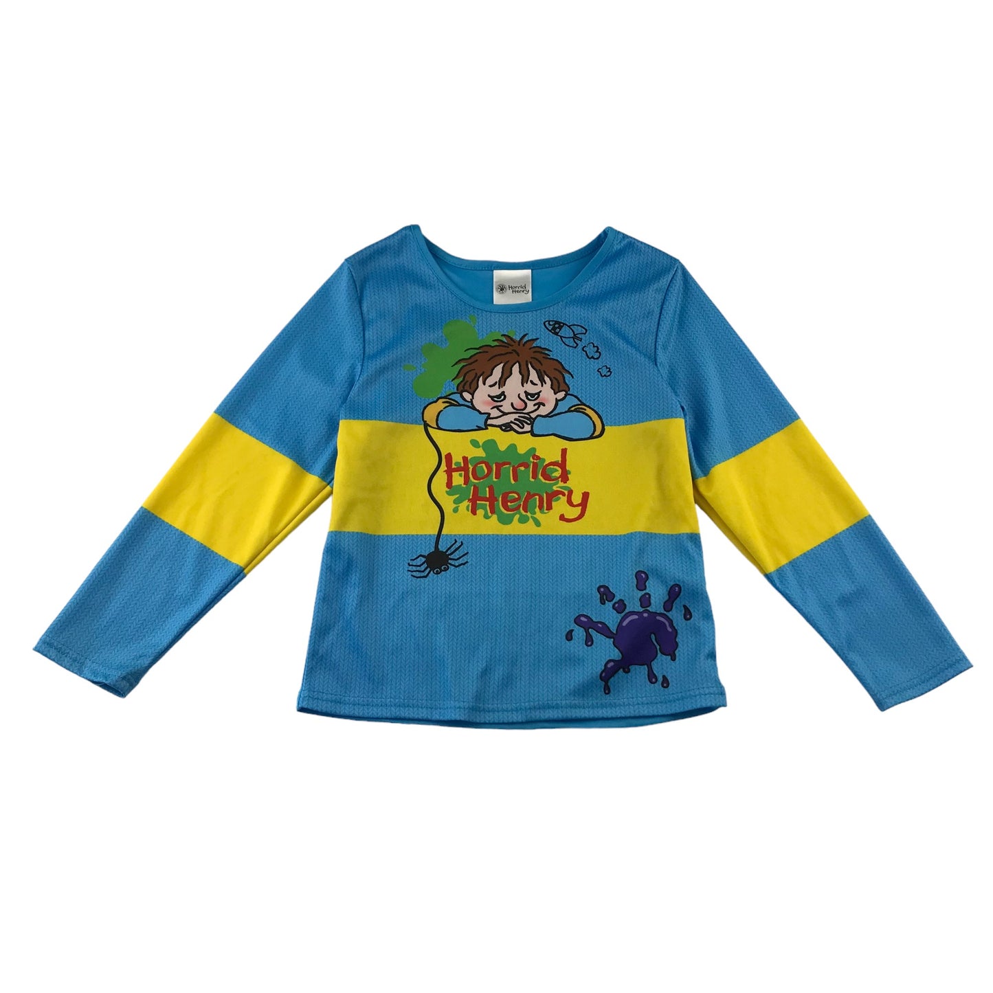 Novel Horrid Henry Costume 5-6 years Blue and Yellow two Piece