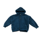 Zara Hooded Fleece 4-5 Years Teal Zip Up Cotton
