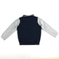 Matalan polo shirt 4-5 years blue panelled long sleeve