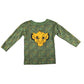 Tu t-shirt 5-6 years green Disney Simba long sleeve cotton