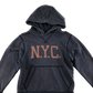GAP Hoodie 6-7 Years Navy with NYC Text Cotton