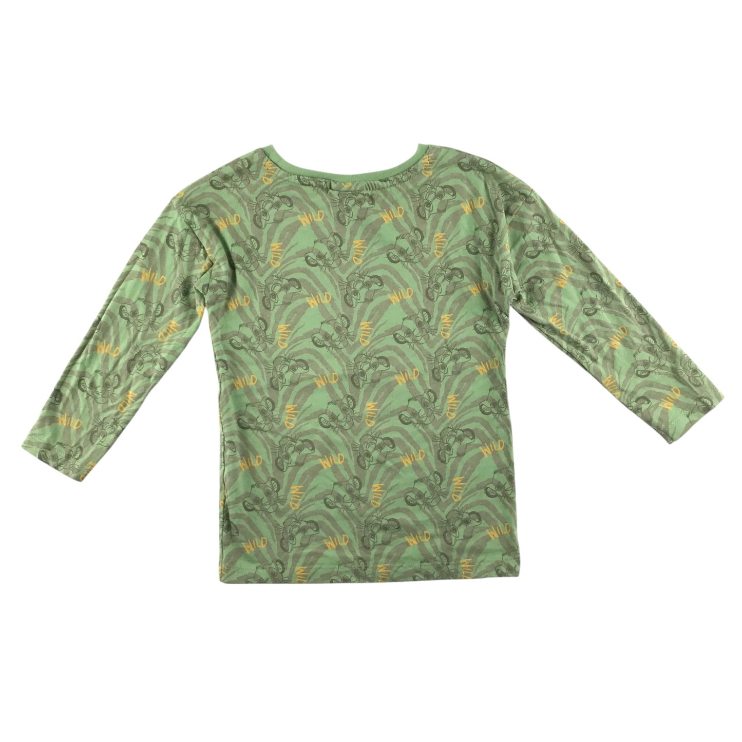 Tu t-shirt 5-6 years green Disney Simba long sleeve cotton