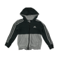 Adidas Fleece 7-8 Years Grey Zip Up with Hood