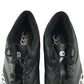 Canterbury rugby boots shoe size UK 4 black and white metal studs