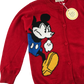 Tong Peng Cardigan 6-7 years Red Knit with Disney Mickey Mouse Pattern Cotton