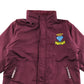 Pollokshields Primary School Burgundy Reversible Windbreaker Jacket Age 7-8