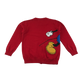 Tong Peng Cardigan 6-7 years Red Knit with Disney Mickey Mouse Pattern Cotton