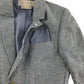 John Lewis Blazer 6-7 Years Grey and White Vertical Stripes