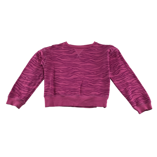 John Lewis Jumper 9-10 Years Pink with Animal Print Cotton