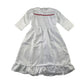 White Dress Costume 10-11 years frilled hem