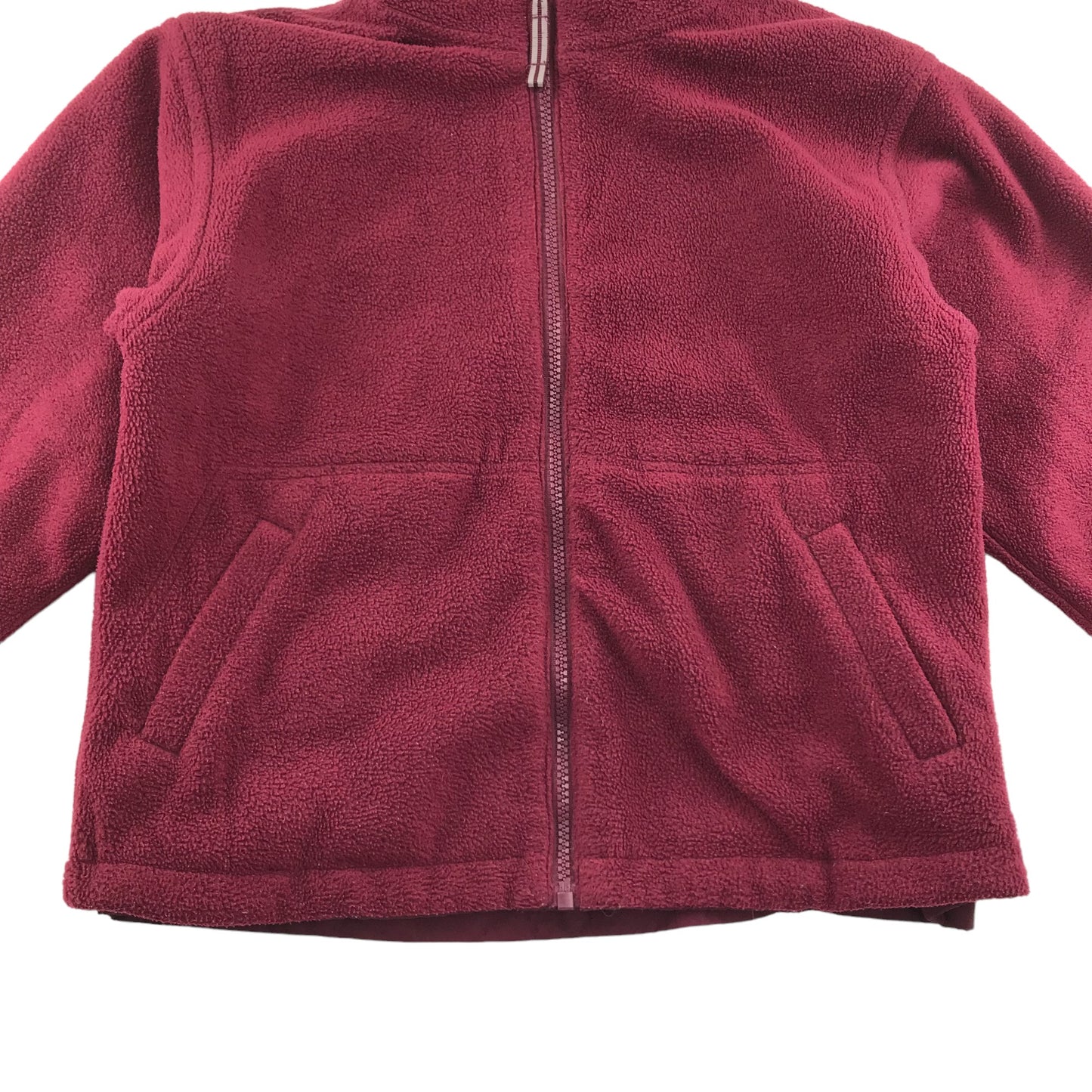 Pollokshields Primary School Burgundy Reversible Windbreaker Jacket Age 7-8