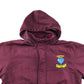 Pollokshields Primary School Burgundy Reversible Windbreaker Jacket Age 7-8