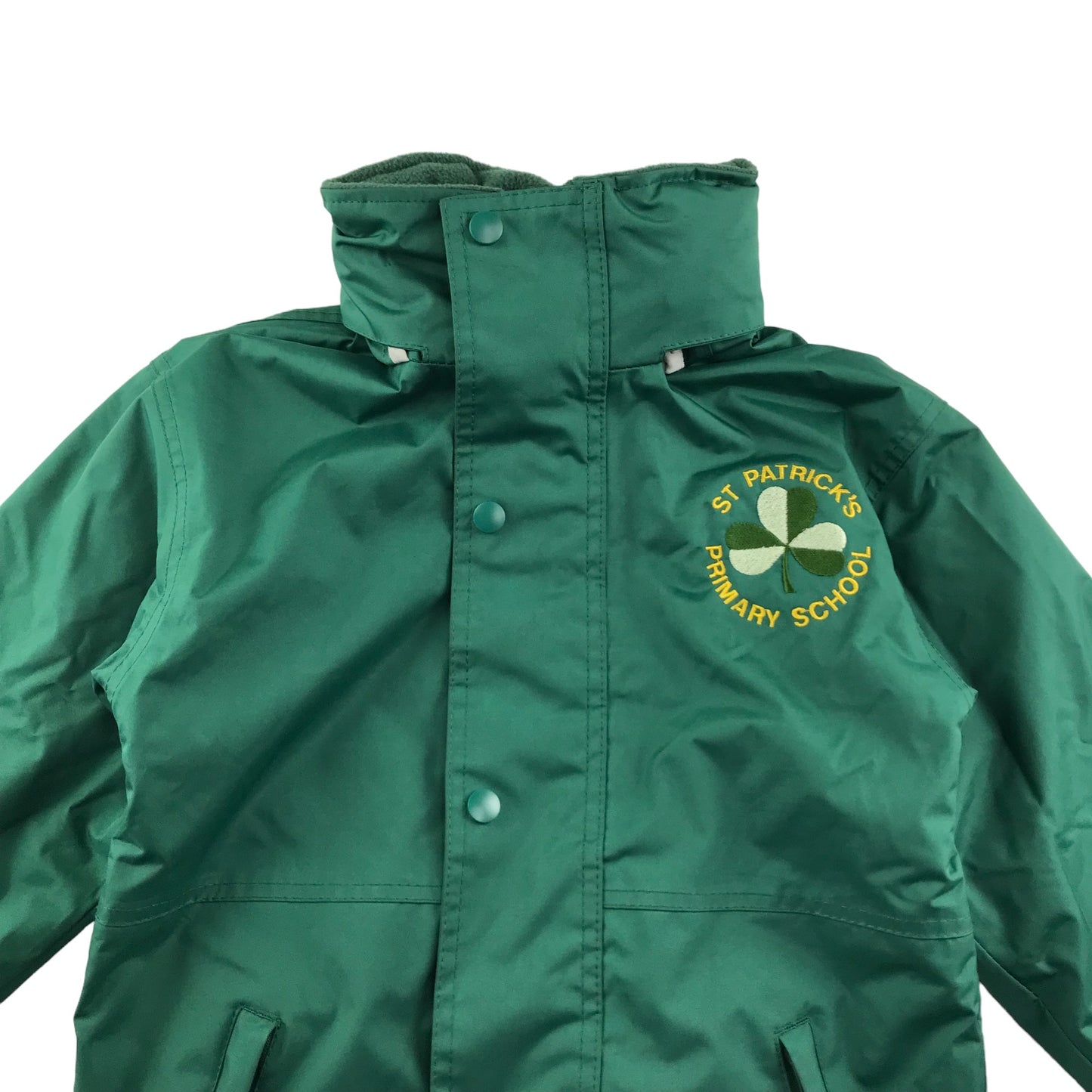 St. Patrick's Primary School Green Reversible Jacket Age 5-6