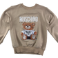 Moschino Couture Jumper 5-6 Years Beige with Teddy Bear Print