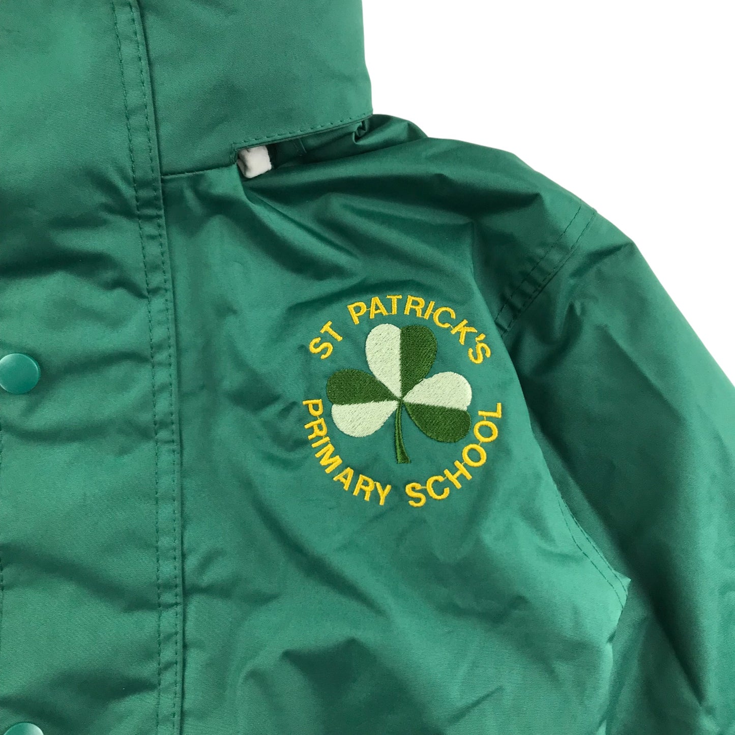 St. Patrick's Primary School Green Reversible Jacket Age 5-6