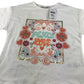 Matalan t-shirt 5-6 years white floral and love heart design cotton