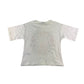 Matalan t-shirt 5-6 years white floral and love heart design cotton