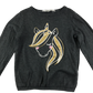 H&M Jumper 7-8 Years Grey with Unicorn Print Cotton