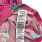 F&F t-shirt 5-6 years pink space themed graphic print with frilled shoulders cotton