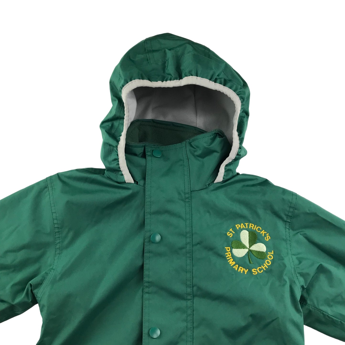 St. Patrick's Primary School Green Reversible Jacket Age 5-6