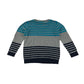 Debenhams Jumper 4-5 Years Grey with blue and black stripes