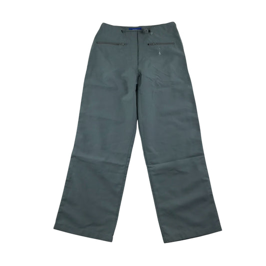 Nutshell Trouser 8-9 Years grey regular fit with zipped pockets on front