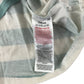 Poundland t-shirt 5-6 years blue and white stripy cotton
