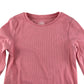 F&F t-shirt 6-7 years pink plain ribbed texture