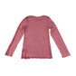 F&F t-shirt 6-7 years pink plain ribbed texture