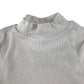 M&S t-shirt 7-8 years white plain ribbed texture