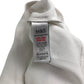 M&S t-shirt 7-8 years white plain ribbed texture