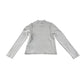 M&S t-shirt 7-8 years white plain ribbed texture