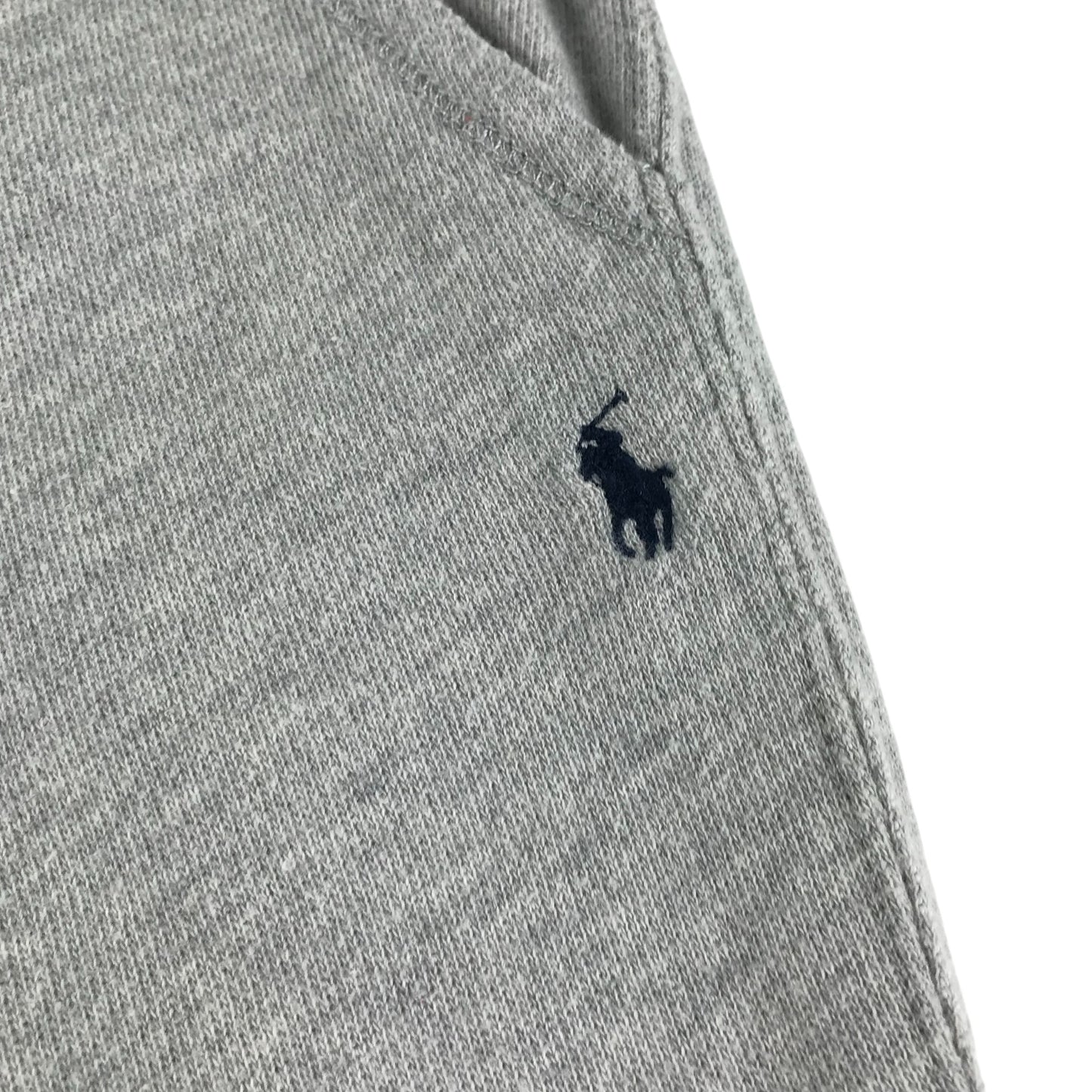 Ralph Lauren Joggers 7-8 Years Grey Plain with Black logo Cotton