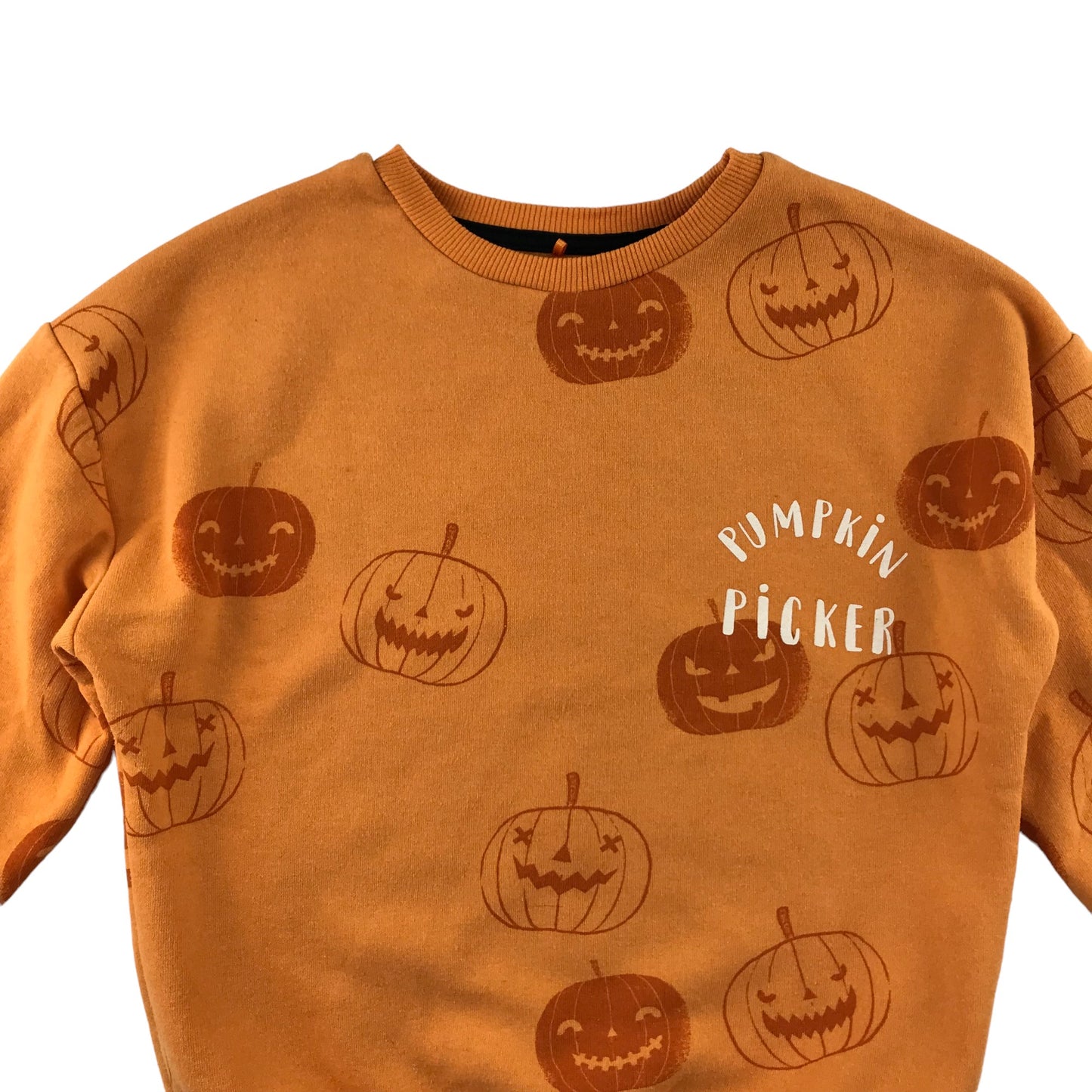 George Sweatshirt 4-5 years Orange Pumpkin Halloween