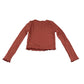 River Island t-shirt 7-8 years orange cropped graphic text