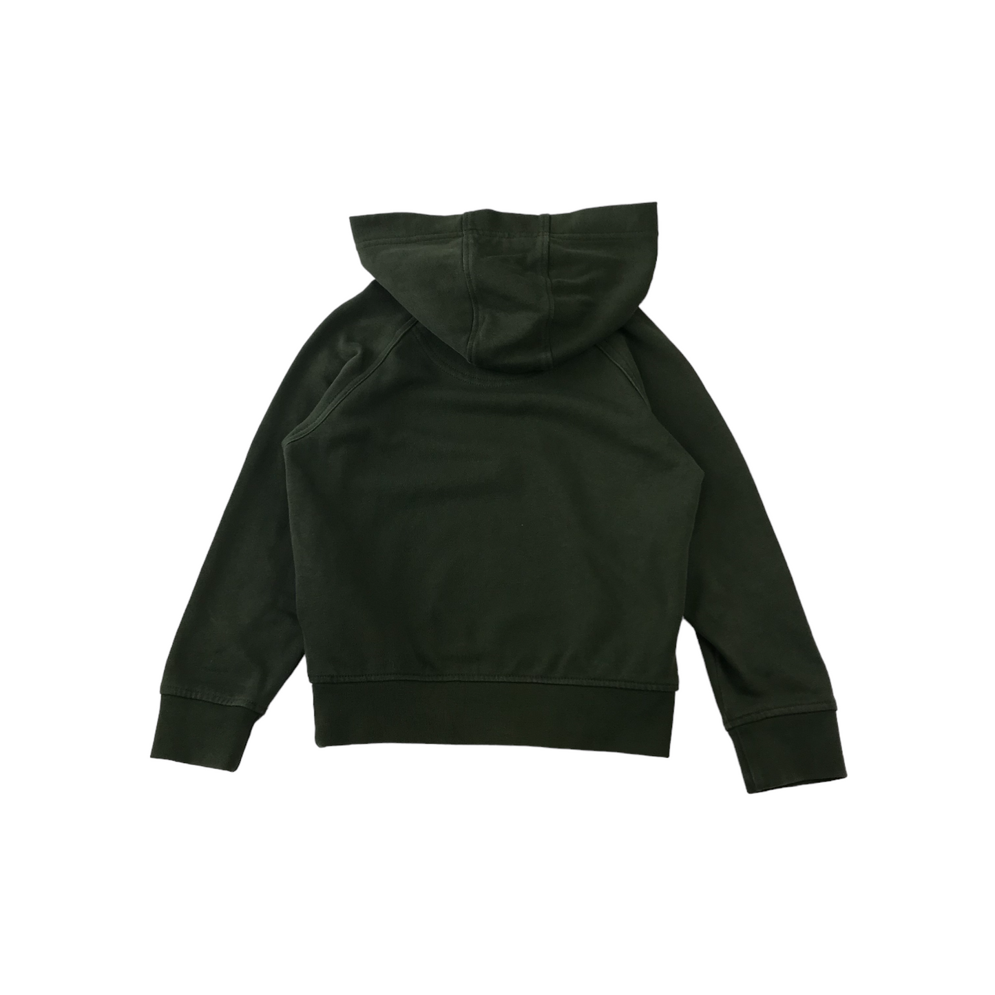 Henri LLoyd Hoodie Age 4 Green Plain Full Zipper