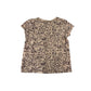 George t-shirt 6-7 years beige animal print Mikey Mouse graphic with sequin letter M