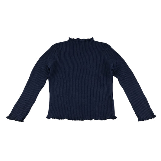 Tu t-shirt 8-9 years navy glittery ribbed texture