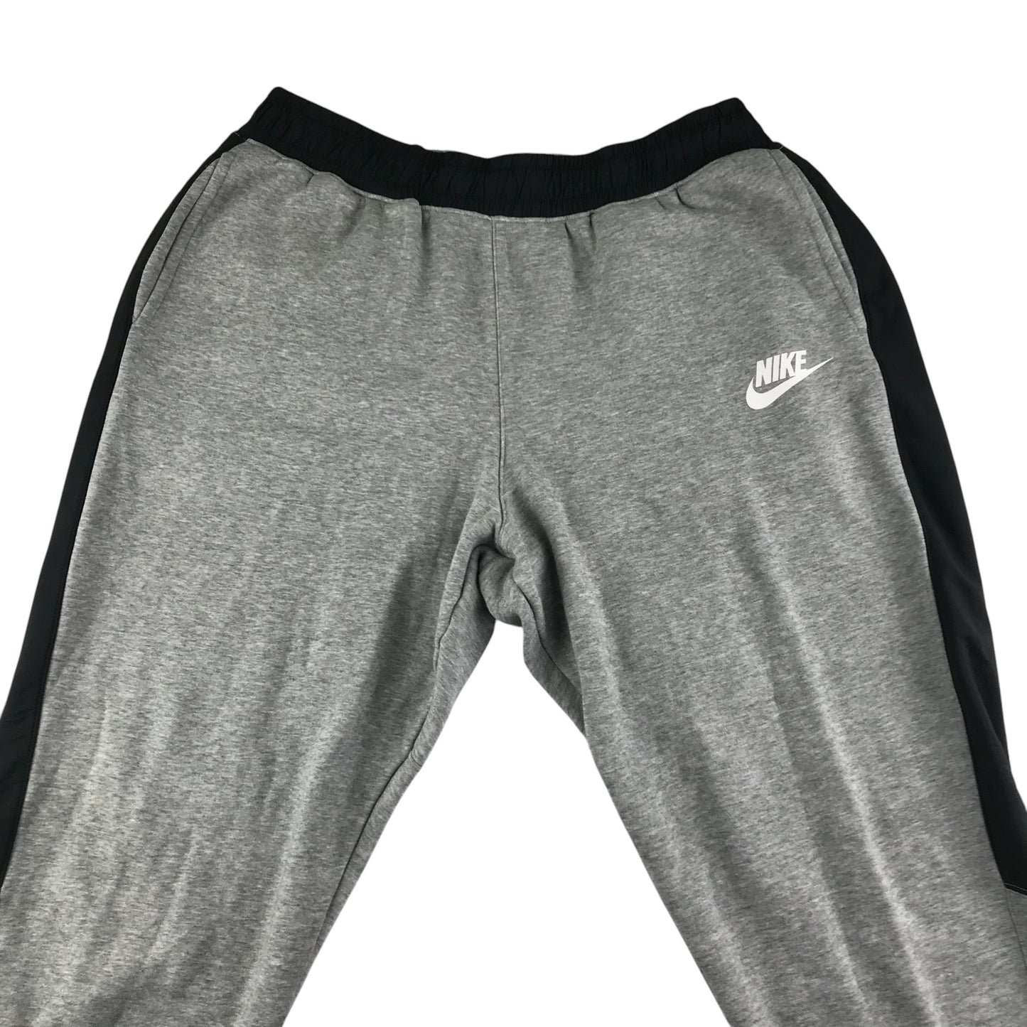 Nike Sport Joggers Men's XL Grey with Black Detailing and White logo