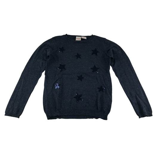 Manguun Jumper 9-10 years navy sequin starry