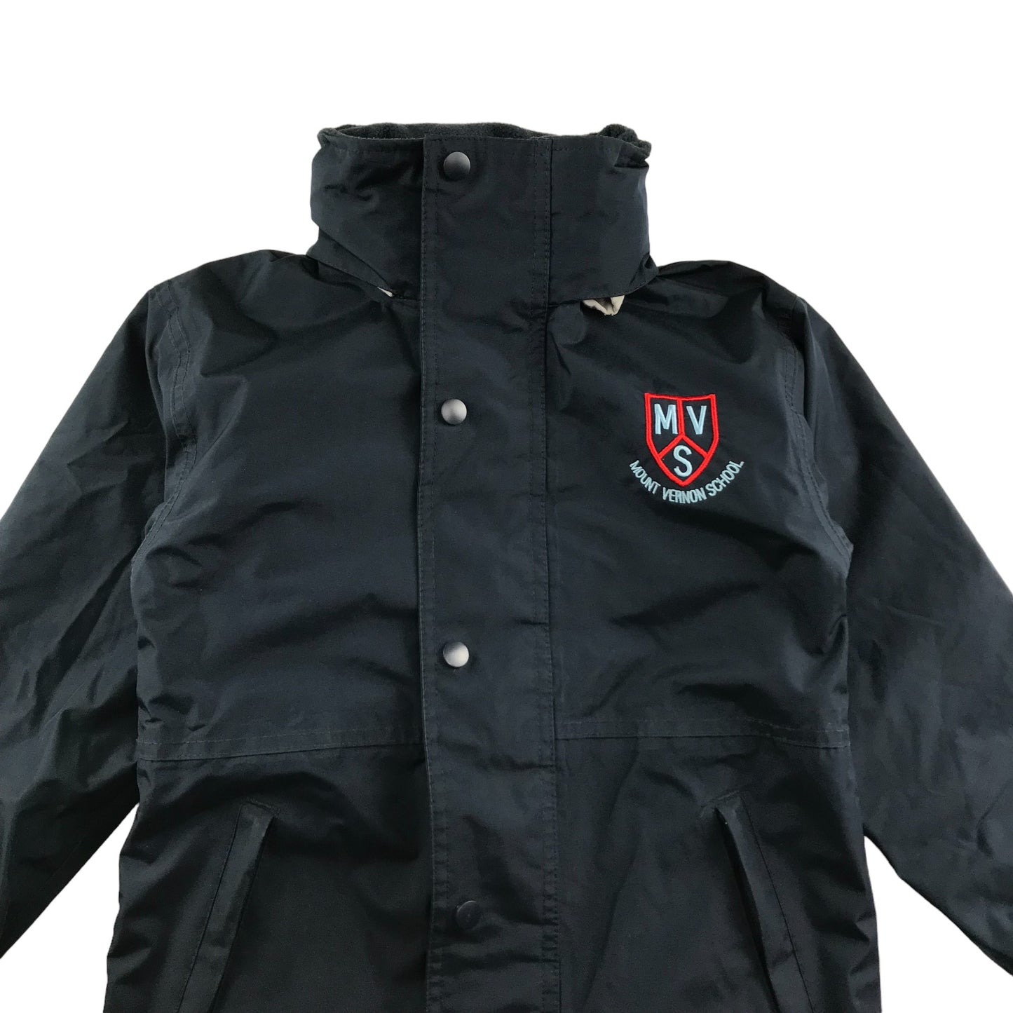 Mount Vernon Primary School Navy Reversible Jacket Age 5-6