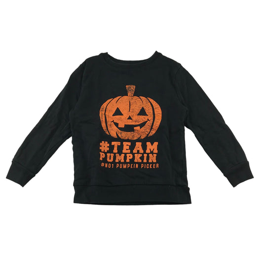 George Pumpkin Sweatshirt 6-7 years black and Orange